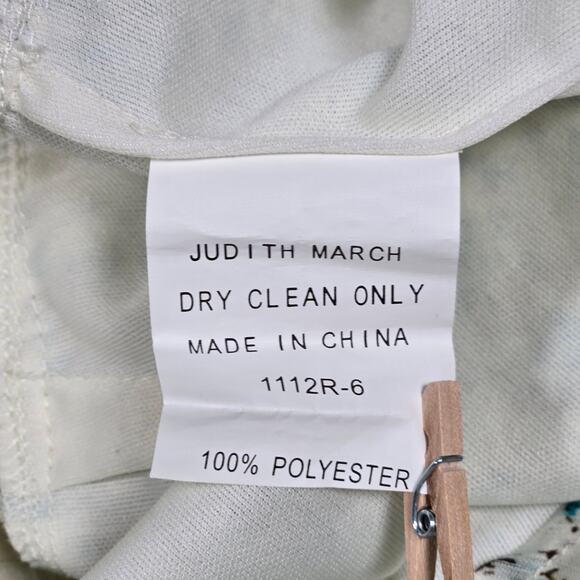 Judith March Floral Halter Back Zip‎ Flowy Romper M - Picture 6 of 9